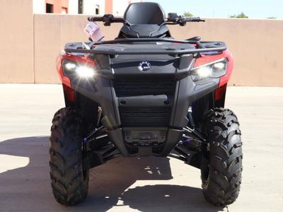 2026 Can-Am Outlander MAX DPS 500 in LEGION RED — front three-quarter view