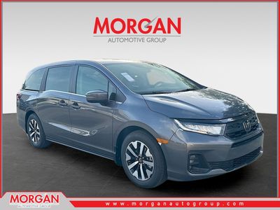 2026 Honda Odyssey EX-L in Modern Steel Metallic — front three-quarter view
