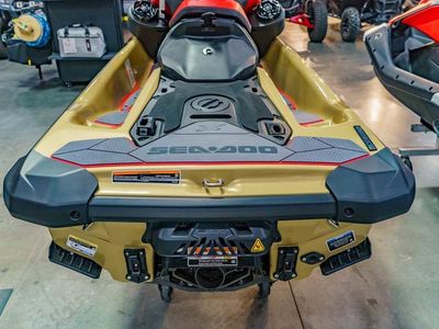 2025 Sea-Doo RXP-X 325 Tech, BRP Premium A, iBR Metallic Tan / Lava Red - Photo 2