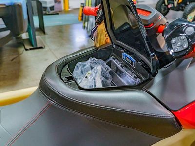 2025 Sea-Doo RXP-X 325 Tech, BRP Premium A, iBR Metallic Tan / Lava Red - Photo 4