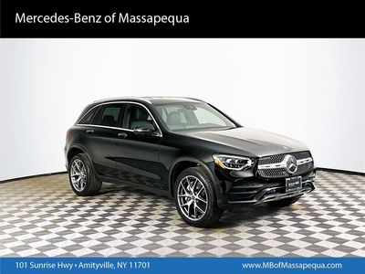 2022 Mercedes-Benz GLC 300 in Black — front three-quarter view