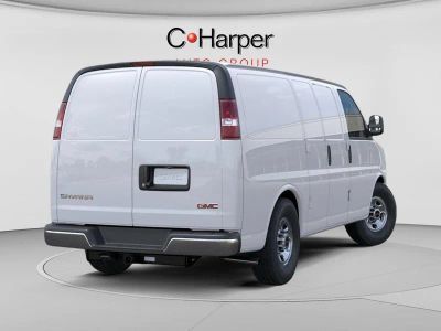 2026 GMC Savana Cargo — rear three-quarter view