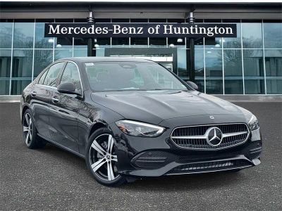 2026 Mercedes-Benz C-Class C 300 in Black — front three-quarter view