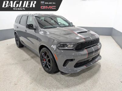 2023 Dodge Durango SRT Hellcat Premium AWD in Gray — front three-quarter view