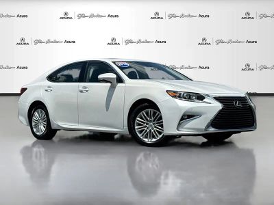 2016 Lexus ES 350 in Eminent White Pearl — front three-quarter view