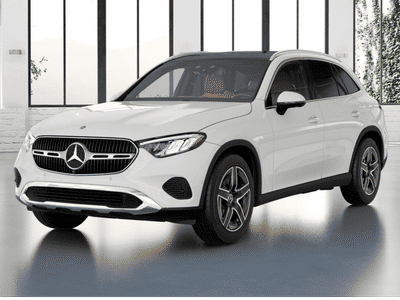 2026 Mercedes-Benz GLC 300 in Polar White — front three-quarter view