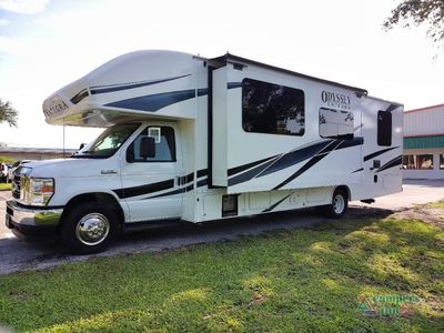 2025 Entegra Coach Odyssey — rear three-quarter view