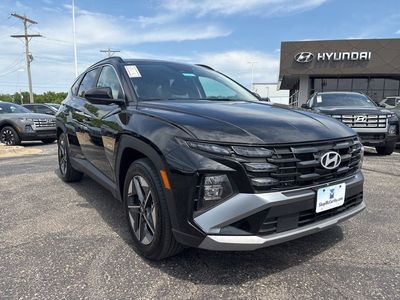 2025 Hyundai Tucson — rear three-quarter view