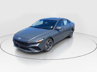 2024 Hyundai Elantra — rear three-quarter view