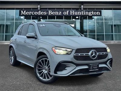 2024 Mercedes-Benz GLE 350 in MANUFAKTUR Alpine Gray — front three-quarter view