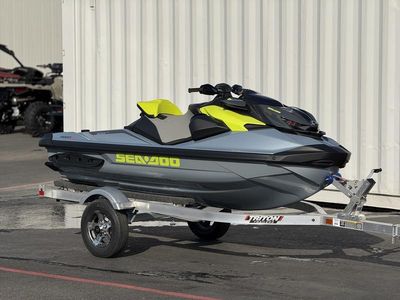 2025 Sea-Doo RXP-X 325 Tech, BRP Premium A, iBR Ice Metal / Manta Green - Photo 1