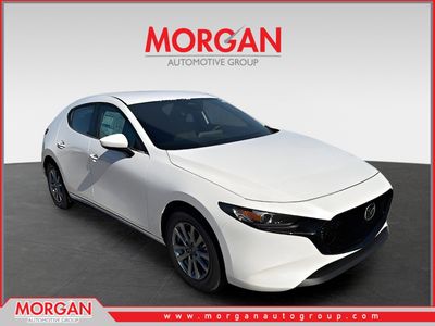 2026 Mazda Mazda3 3 2.5 S Base in White — front three-quarter view