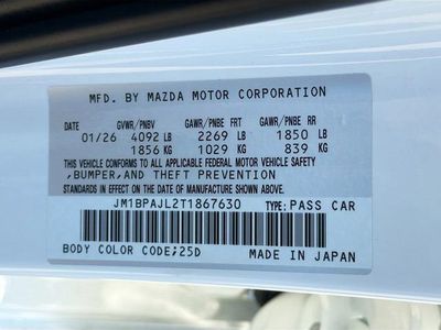 2026 Mazda Mazda3 — photo 41 view