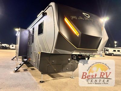 2026 Keystone RV Raptor — front three-quarter view