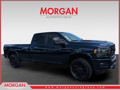 2024 Ram 3500 Limited in Blue — front three-quarter view