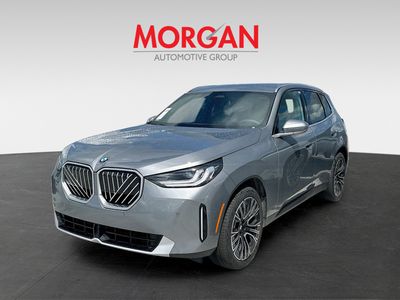2026 BMW X3 — rear three-quarter view