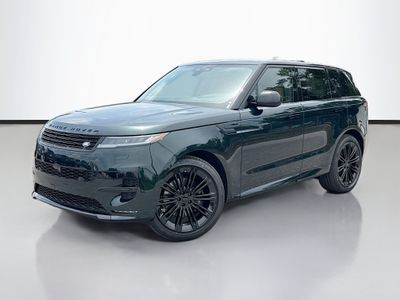2026 Land Rover Range Rover Sport Dynamic SE in Green — front three-quarter view