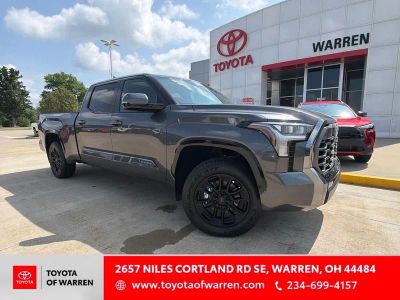 2026 Toyota Tundra Platinum in Magnetic Gray Metallic — front three-quarter view