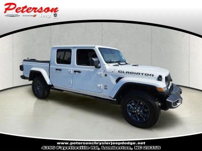 2026 Jeep Gladiator GLADIATOR 85TH ANNIVERSARY EDITION 4X4 in Bright White Clear-Coat Exterior Paint — front three-quarter view