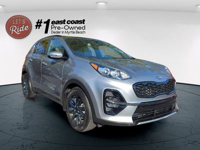 2020 Kia Sportage — rear three-quarter view
