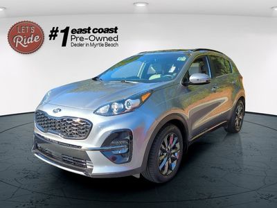 2020 Kia Sportage — front three-quarter view