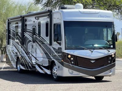 2020 Fleetwood PACE ARROW — front three-quarter view