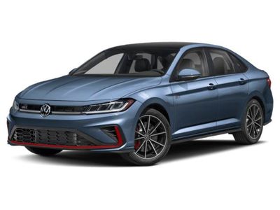 2026 Volkswagen Jetta GLI Autobahn in Black — front three-quarter view