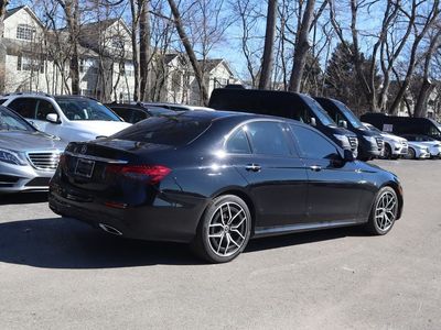 2023 Mercedes-Benz E-Class — rear three-quarter view