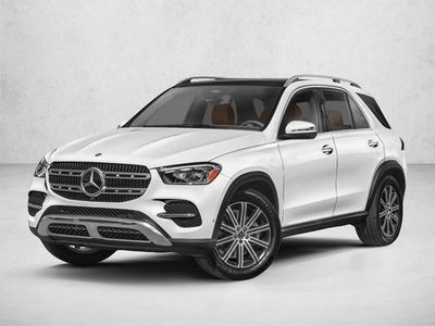 2026 Mercedes-Benz GLE 350 GLE 350 SUV in Polar White — front three-quarter view