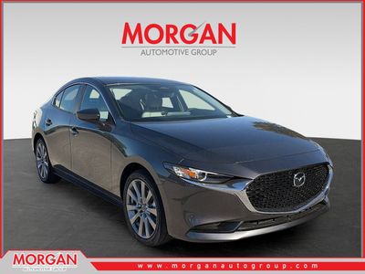 2026 Mazda Mazda3 Sedan 3 Sedan 2.5 S Preferred in Machine Gray Metallic — front three-quarter view