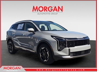 2026 Kia Sportage EX in Wolf Gray — front three-quarter view