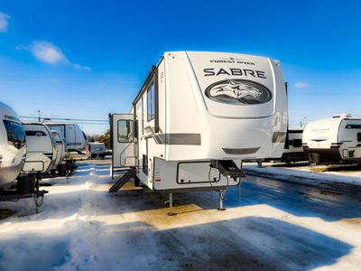 2026 Forest River Cherokee Sabre — front three-quarter view