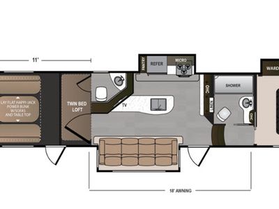 2020 Dutchmen RV Triton — interior view