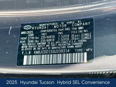 2025 Hyundai Tucson Hybrid - Photo 21