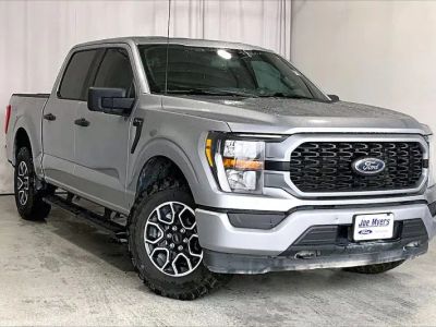 2023 Ford F-150 in Silver Metallic — front three-quarter view