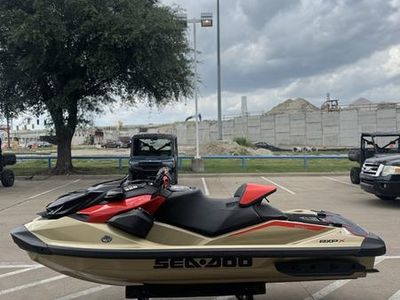 2025 Sea-Doo RXP-X 325 Tech, BRP Premium A, iBR Metallic Tan / Lava Red - Photo 9