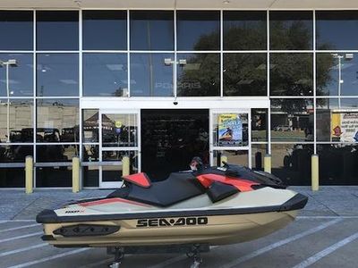 2025 Sea-Doo RXP-X 325 Tech, BRP Premium A, iBR Metallic Tan / Lava Red - Photo 2