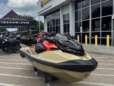 2025 Sea-Doo RXP-X 325 Tech, BRP Premium A, iBR Metallic Tan / Lava Red - Photo 3