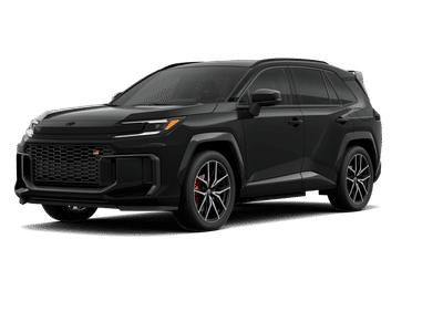 2026 Toyota RAV4 Plug-in Hybrid GR SPORT in Midnight Black Metallic — front three-quarter view