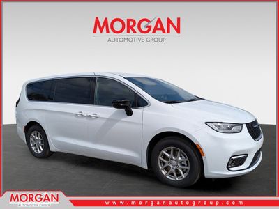 2026 Chrysler Pacifica Select in White — front three-quarter view