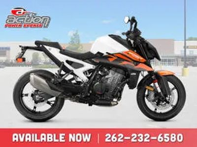 2027 KTM 990 Duke — front three-quarter view