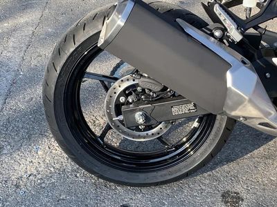 2026 Kawasaki Ninja 500 ABS Metallic Matte Twilight Blue — photo 12 view