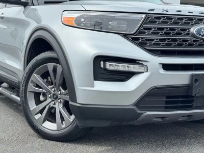 2021 Ford Explorer XLT — rear three-quarter view