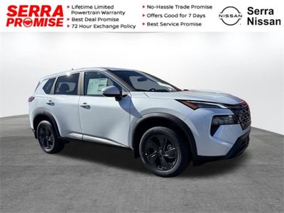 2026 Nissan Rogue SV in Everest White Pearl Tricoat — front three-quarter view