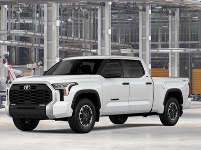 2026 Toyota Tundra SR5 in Ice Cap — front three-quarter view