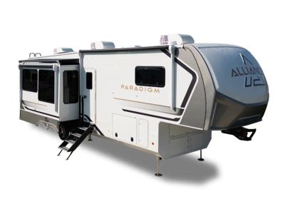 2026 Alliance RV Paradigm — front three-quarter view