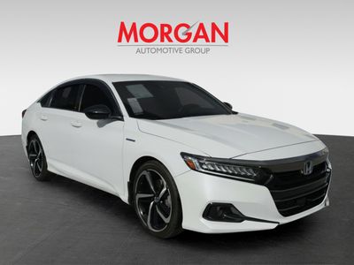 2022 Honda Accord Hybrid — rear three-quarter view