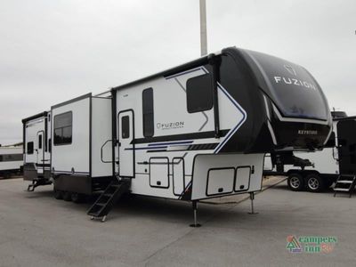 2026 Keystone RV Fuzion Impact Edition — front three-quarter view