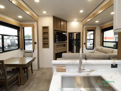 2026 Keystone RV Fuzion Impact Edition — rear three-quarter view