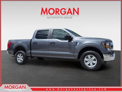 2023 Ford F-150 XLT in Gray — front three-quarter view